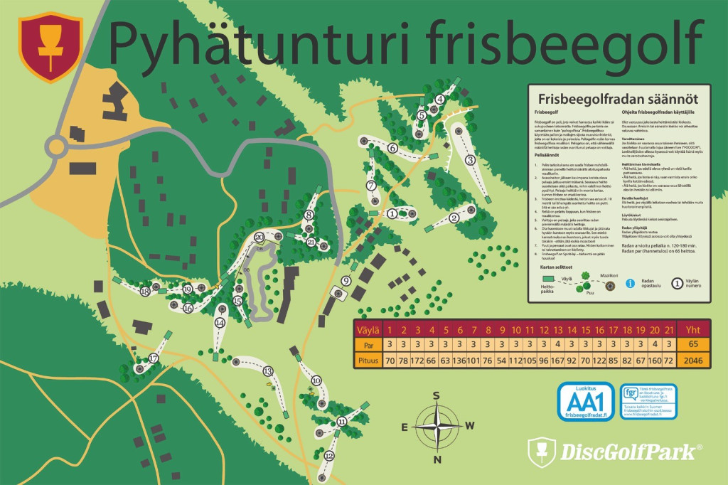 pyhan frisbeegolf