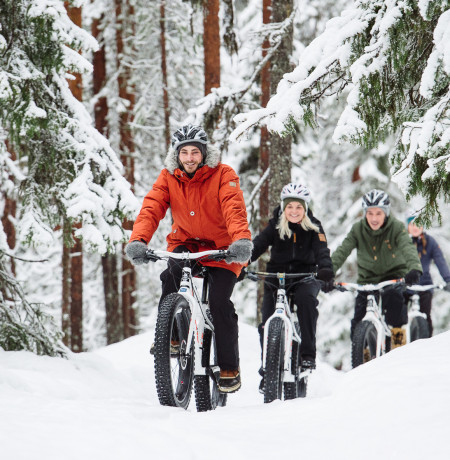 Fatbike Tour to Pyhä-Luosto National Park