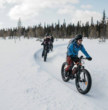 Laplandsafarisluosto_winterbiking