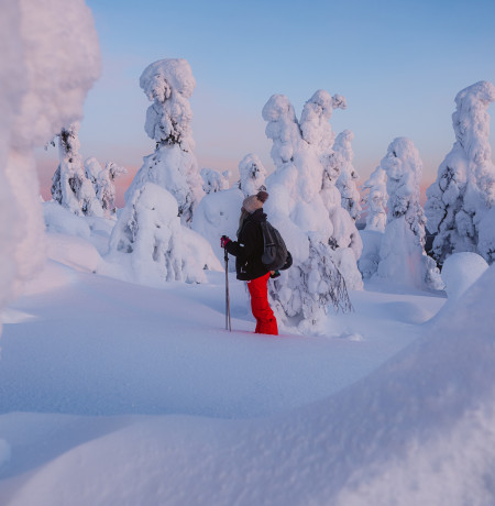 Visitpyhaluosto_Luosto_snoeshoe
