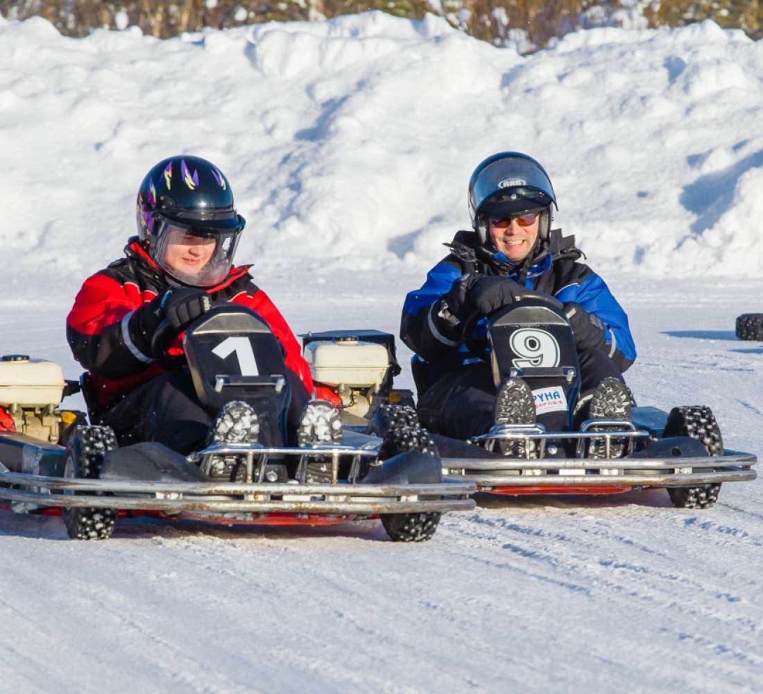 Pyhasafaris_icekarting