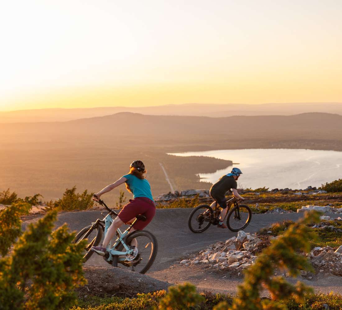 Image of Pyhä's dh mtb route Pyha Flow in Lapland