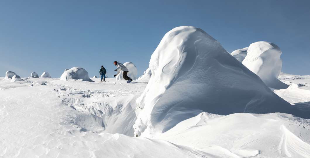 Luosto_ski_resort_vapaalasku