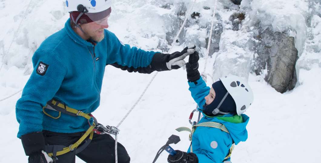 Kid's Ice Climbing Adventure in Pyhä