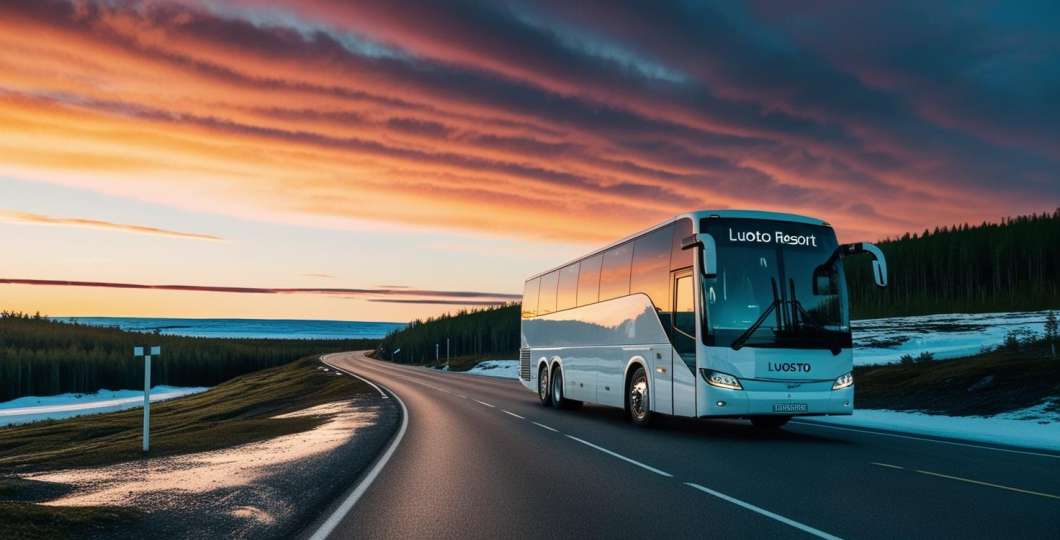 Bus_Luosto resort Lapland