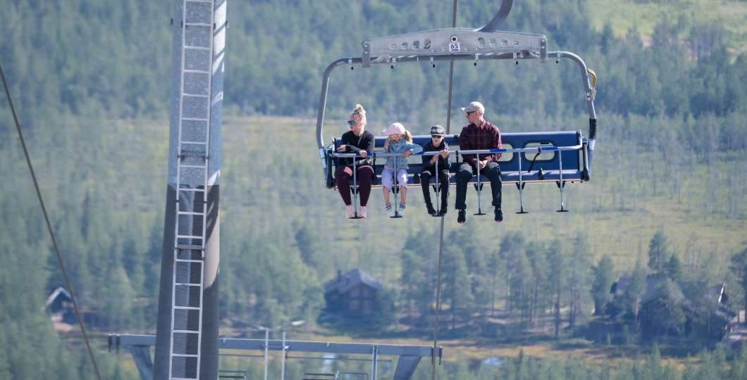 Pyhä scenic lift Lapland